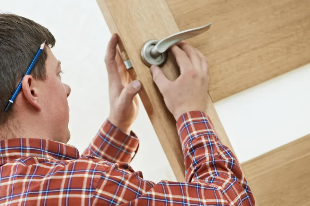 installation serrure